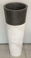 Νιπτήρες από Φυσική Πέτρα Conos Pedestal Nero
